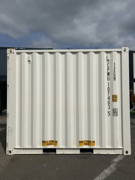 Container maritime 10 pieds – Blanc