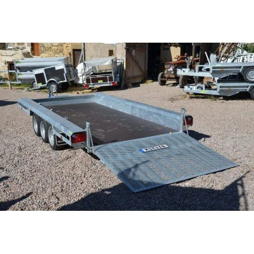 Vlemmix Porte-engin 400 x 180 PTAC 3500 kg 3 essieux 3×1500 kg