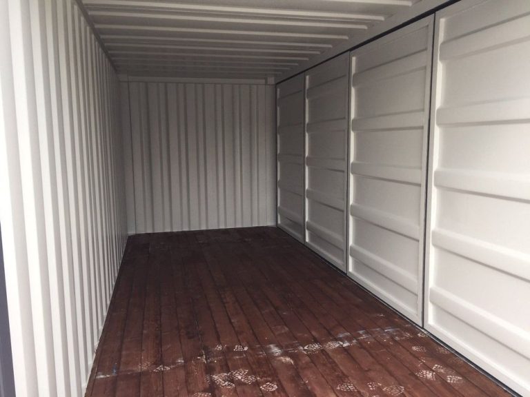 Conteneur de stockage 20 pieds Open Side avec double ouverture