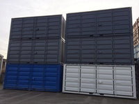 Conteneur de stockage 20 pieds Open Side avec double ouverture