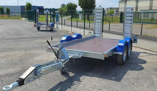 Remorque porte engins Hubiere TPF35, 3.5 T