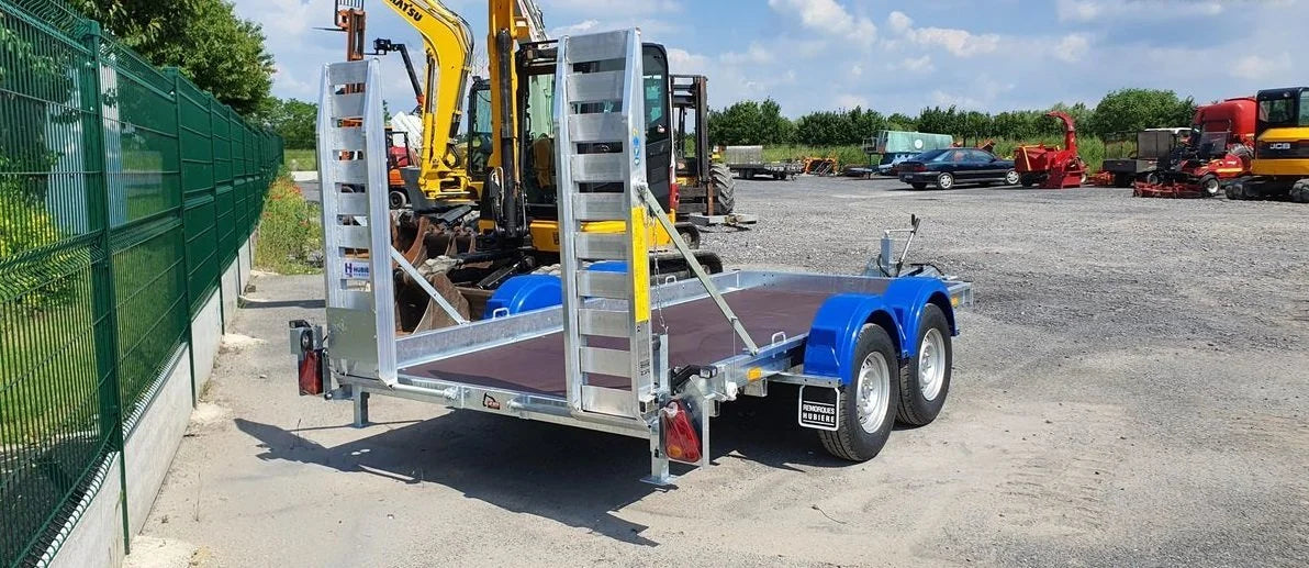 Remorque porte engins Hubiere TPF35, 3.5 T