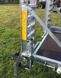 Remorque porte engins Hubiere TPG 3502 35, 3.5 Tonnes