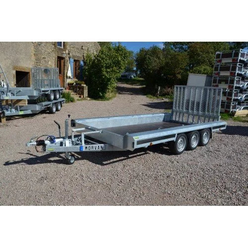 Vlemmix Porte-engin 400 x 180 PTAC 3500 kg 3 essieux 3×1500 kg