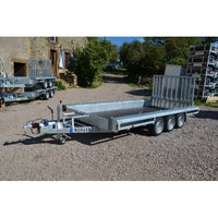 Vlemmix Porte-engin 400 x 180 PTAC 3500 kg 3 essieux 3×1500 kg