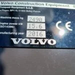 Volvo ECR25D + ENGCON + 3 GODETS